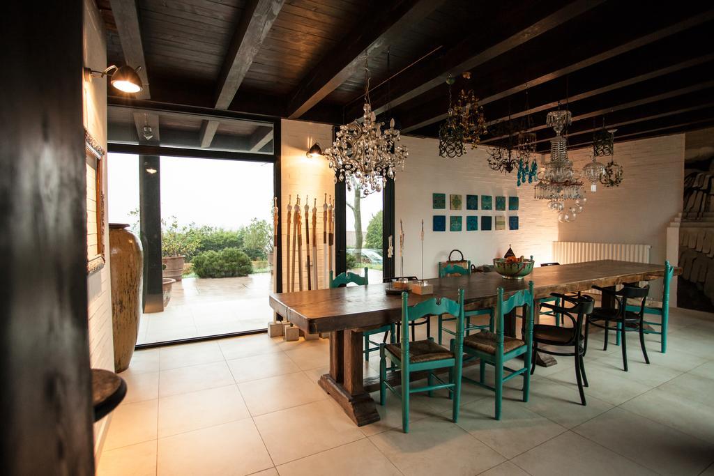 Villa Cubo Con Vista Gradara Exterior foto
